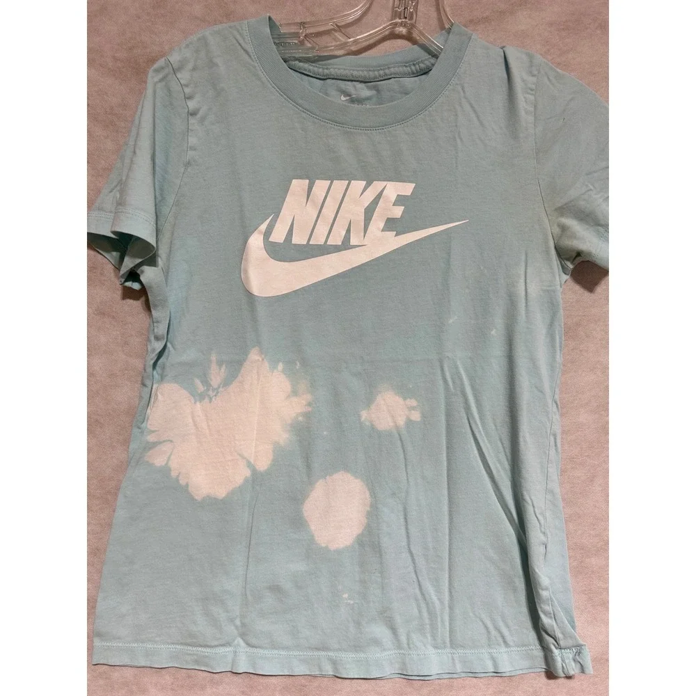 Nike PINK Comfort Colors Girls T-Shirt Bundle Blue White Pink Size Small Lot 3